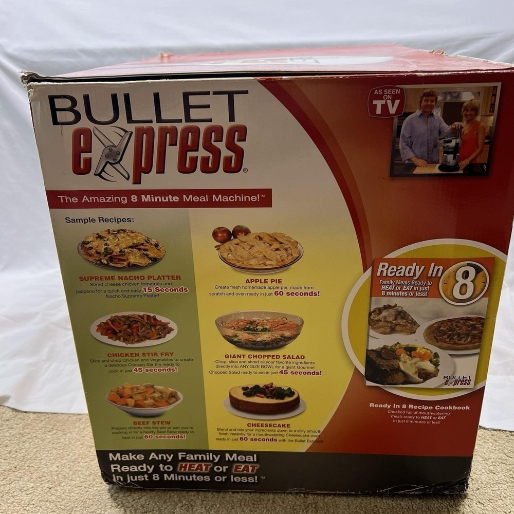 Bullet‎ Express 3-in-1 Mixer Meal Maker Juicer System Food Prep  Vintage Kitchen - Picture 4 of 9